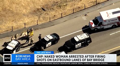 naked woman shooting on highway|Naked woman who shot up California highway under evaluation